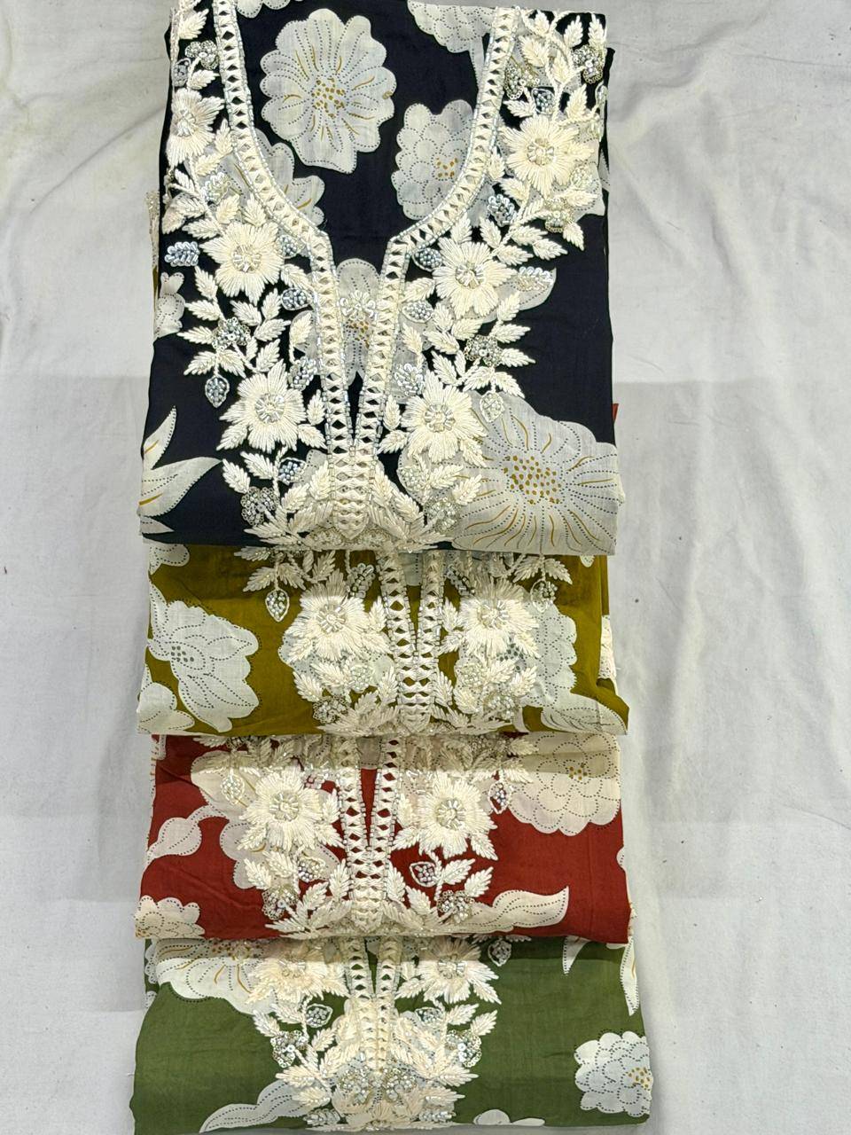 Siara By Fashid Stylish Beautiful Colourful Pure self weave cotton Dresses At Wholesale Price